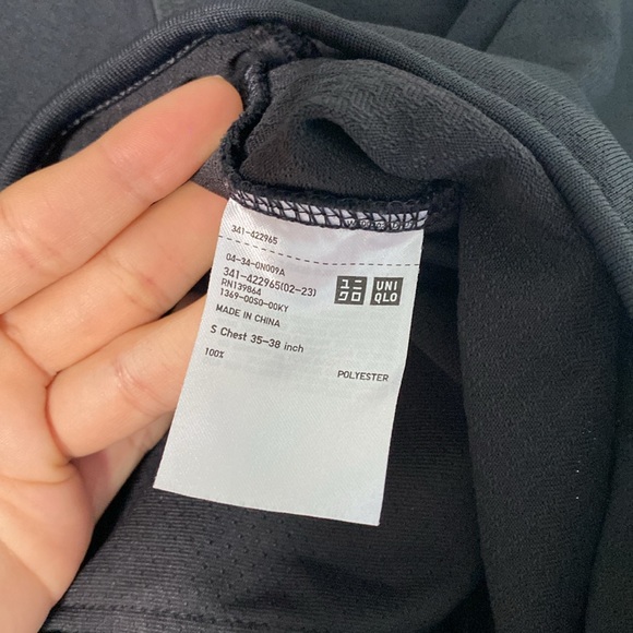 Men’s Uniqlo Athletic Thumbhole Full Zip Hoodie - Picture 4 of 6